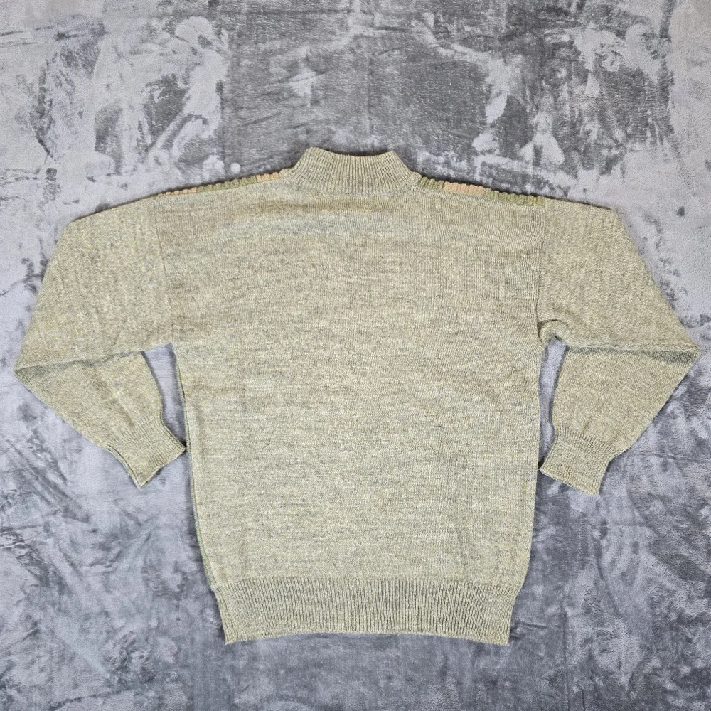 Vintage Hugo Design Geometric Wool Blend Knit Sweater Size Large - Picture 7 of 7